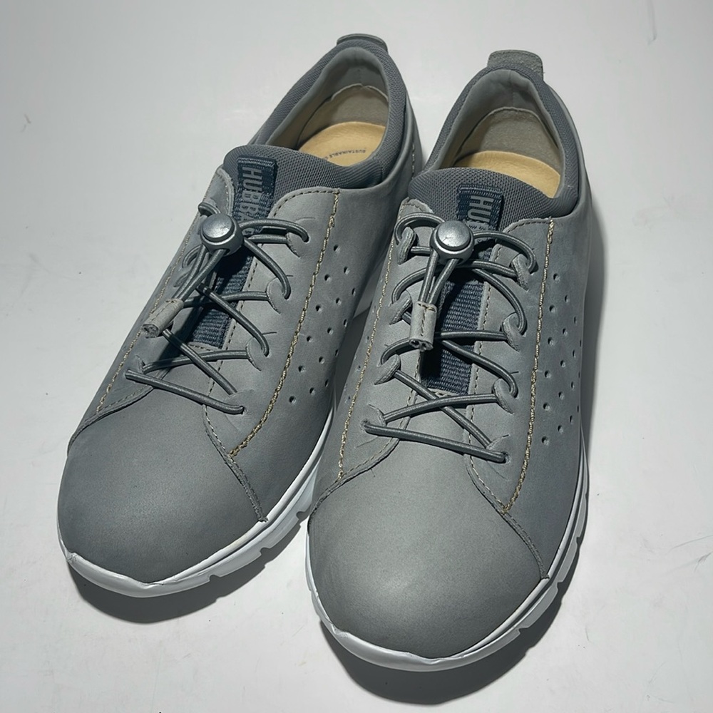 Samuel Hubbard Women's Flight Gray Waxed Nubuck Sneakers 8 M